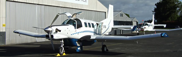 P-750 XSTOL outside hanger