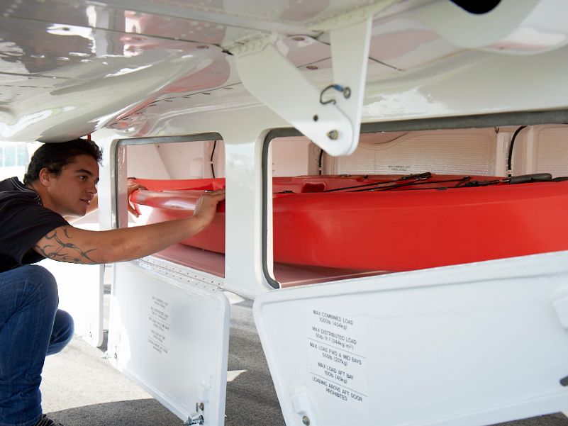 Cargo Pod - loading Kayak