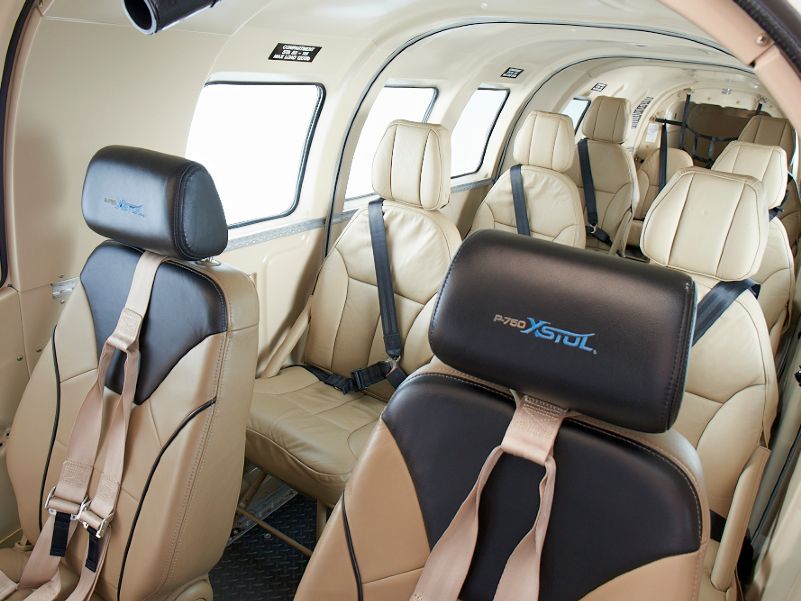 Deluxe cabin seats with headrests