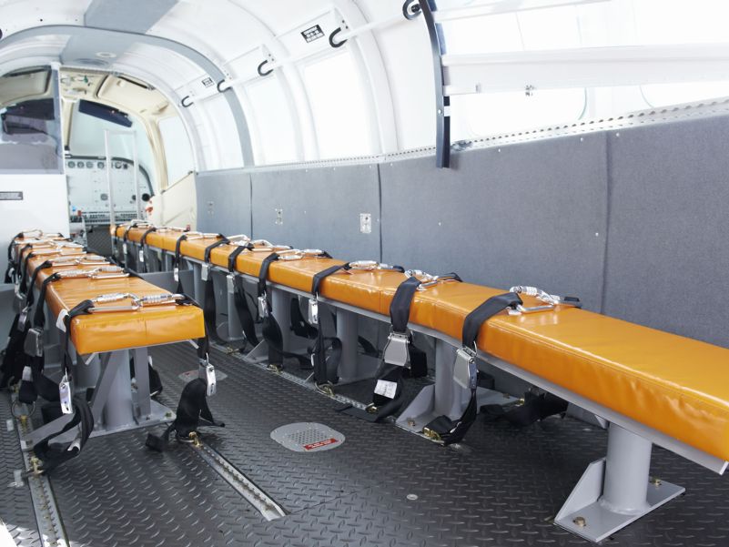 Configuration 1: Skydive full capacity (17 seats)